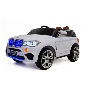 Детский электромобиль Rivertoys BMW X5 Е002КХ белый