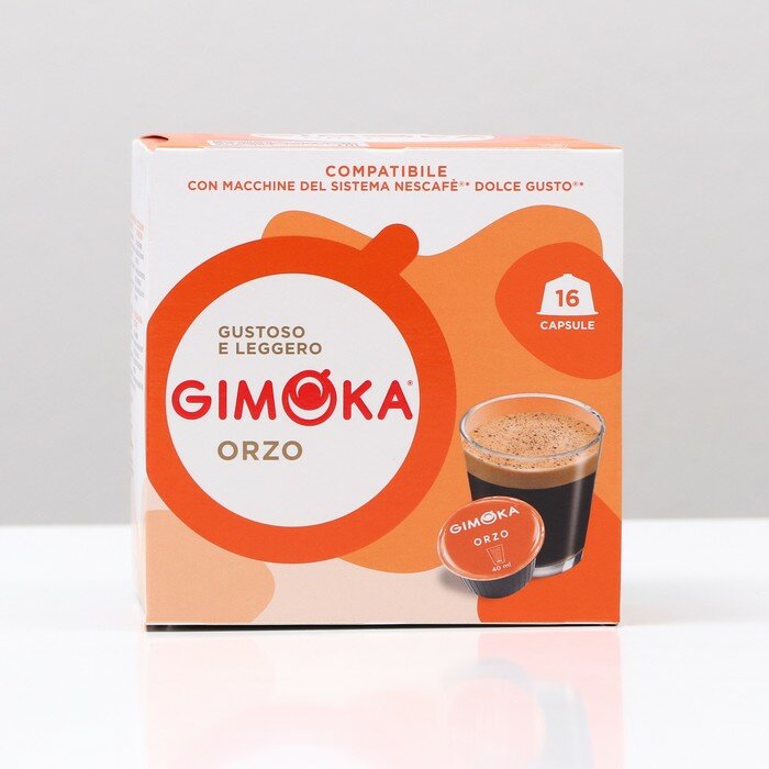 Gimoka Кофе в капсулах Gimoka Barley coffee, 16 капсул - фотография № 2