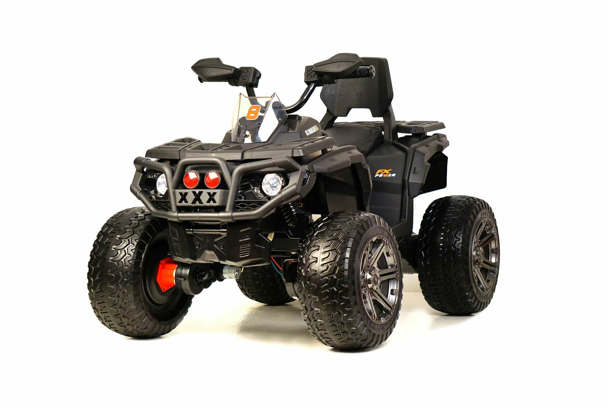 Детский электроквадроцикл K111KK 2WD черный (RiverToys)