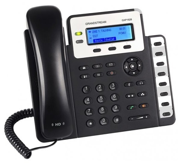 Телефон IP Grandstream GXP-1628, черный