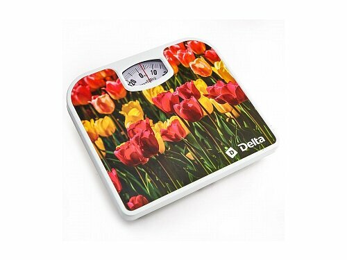 Весы напольные Delta D-9407 тюльпаны