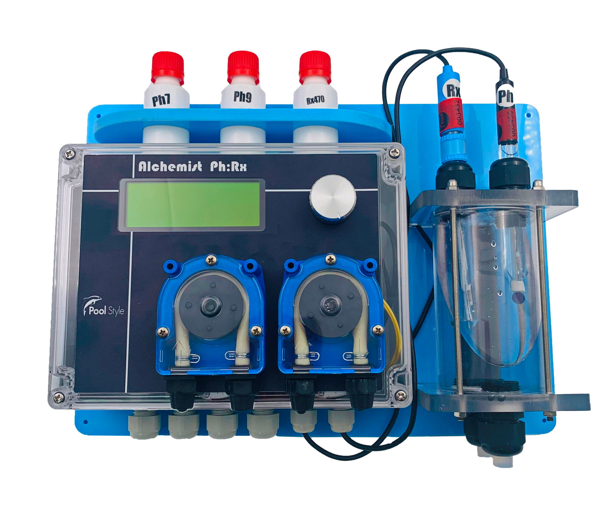 Станция дозации Pool Style Rx/ph Alchemist - Дозатор для бассейна - автоматическое измерение управление дозирования химических реагентов.
