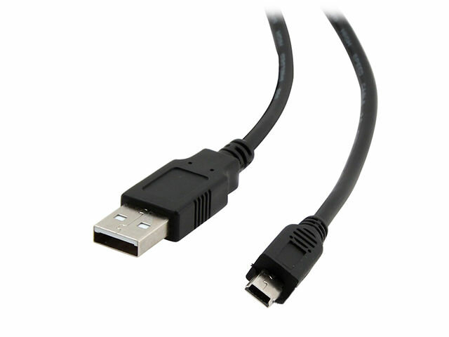 Аксессуар Ritmix RCC-100 USB A - MiniUSB B Black 15119418