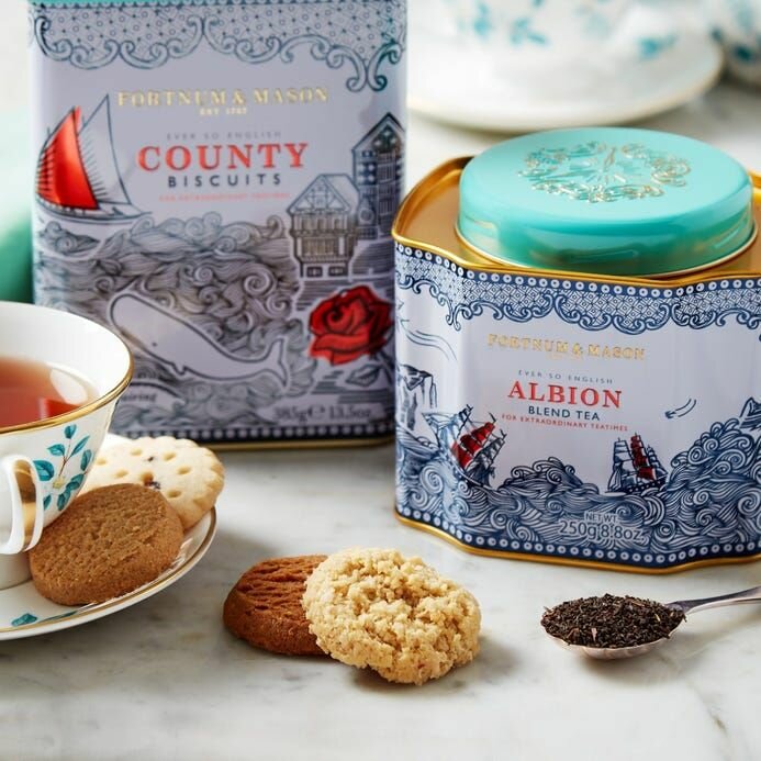 Набор Fortnum&Mason Albion Tea & County Biscuits Selection - фотография № 2