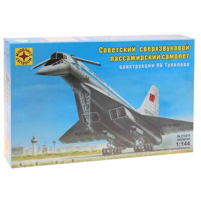 Сборная модель Советский сверхзвуковой пассажирский самолёт 658611 .