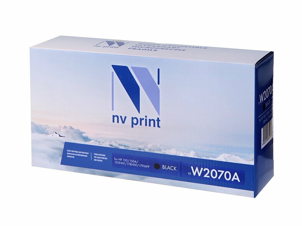 Картридж NV Print NV-W2070A Black для HP 150/150A/150NW/178NW/179MFP 1000k