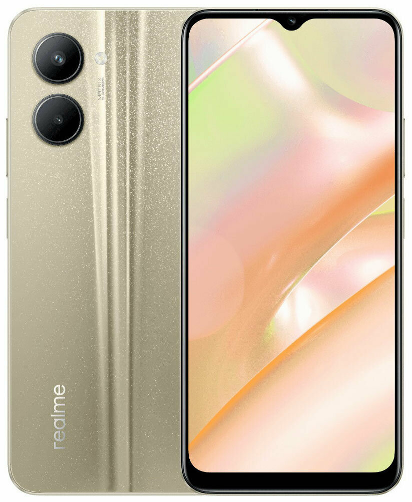 Смартфон Realme C33 128Gb 4Gb золотистый
