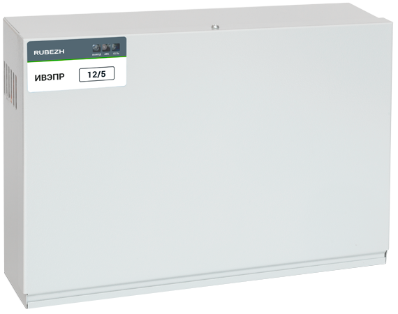 Резервный ИБП Рубеж ИВЭПР 12/5 2х17 -Р БР