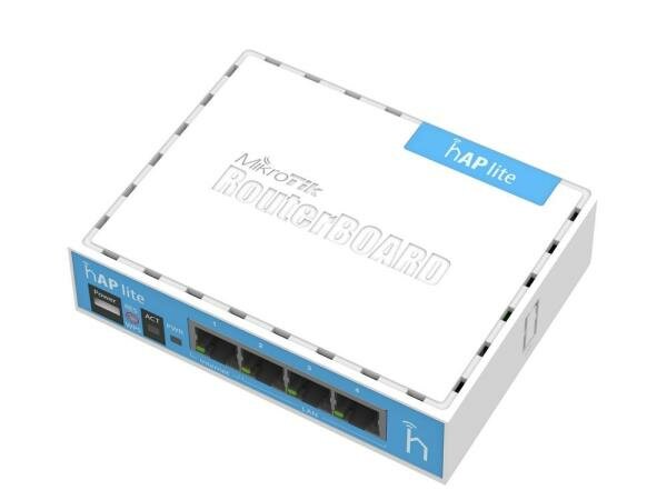   MikroTik hAP lite 802.11bgn 300Mbps 2.4  3xLAN  RB941-2nD