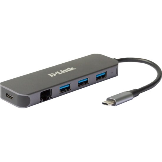 Док-станция с разъемом D-LINK USB Type-C DUB-2334/A1A