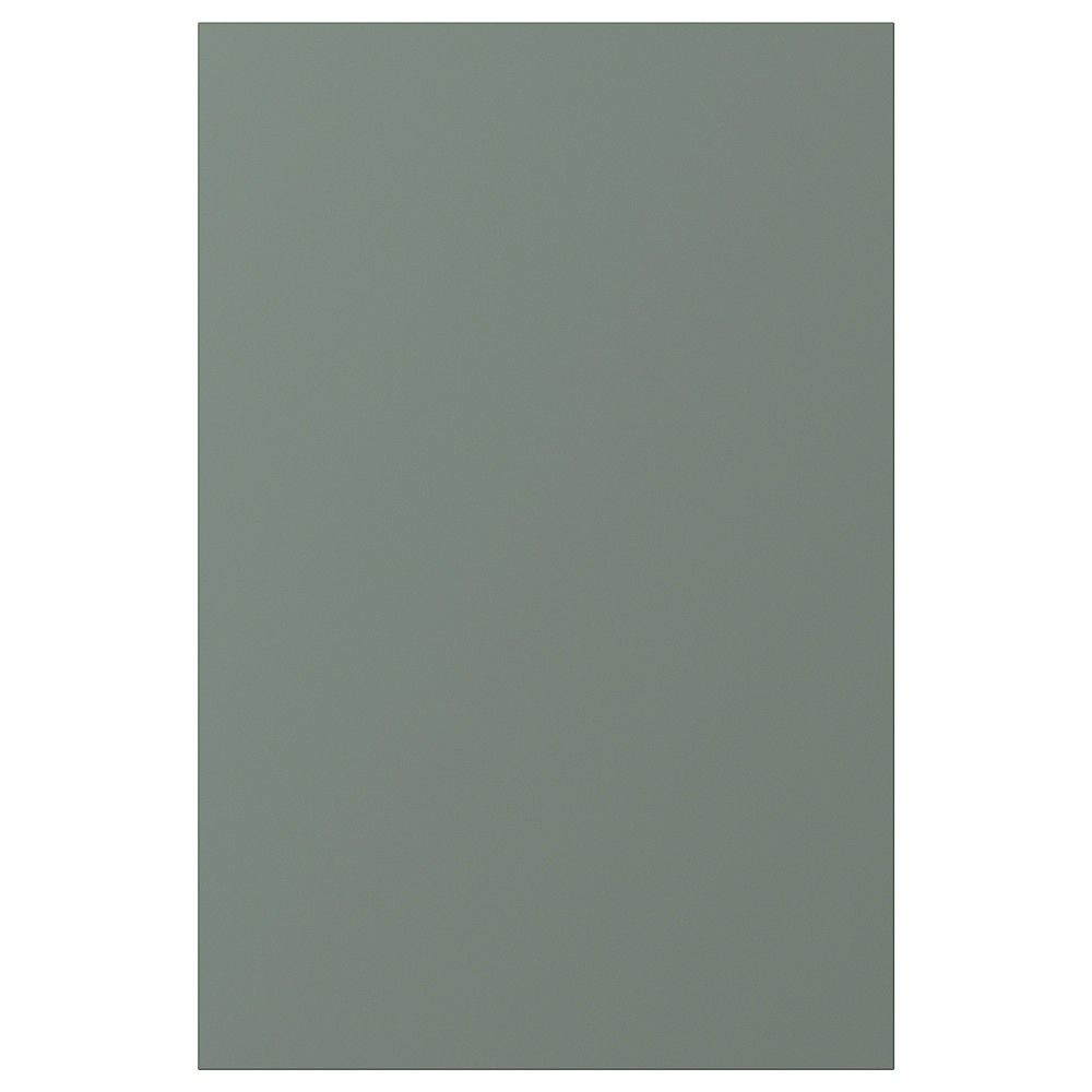 Мебельный фасад дверца, серо-зеленый. Петля со встроенным стопором, 40x60 см. 304.356.90