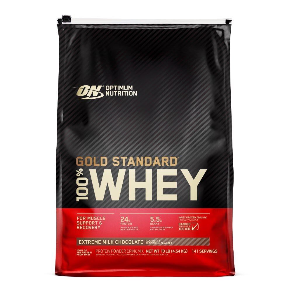 Optimum Nutrition 100% Whey Gold Standard (4540 грамм) - Двойной Шоколад