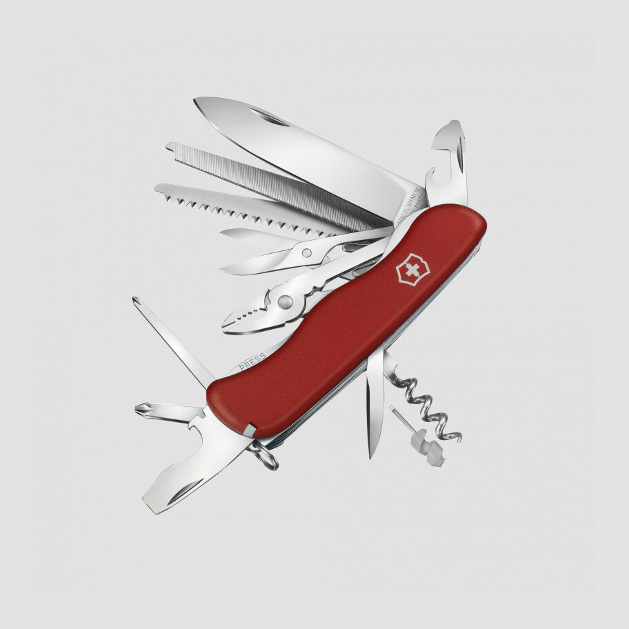 Нож швейцарский многофункциональный складной Victorinox «WorkChamp», 21 функций, длина клинка: 8.4 см 0.8564V