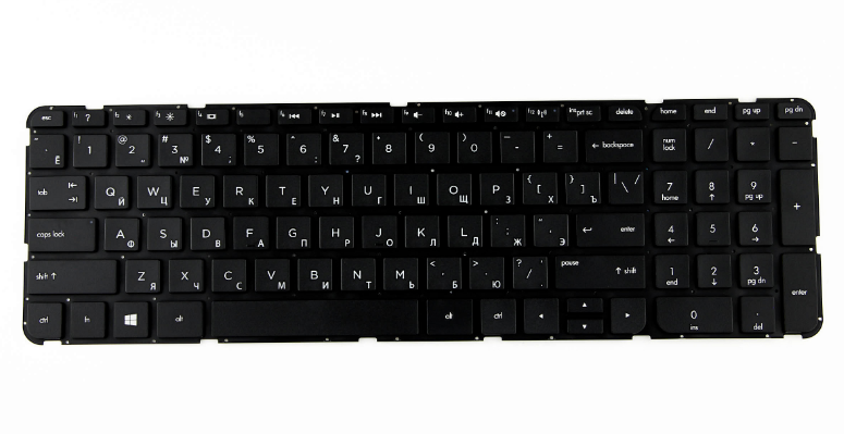 Клавиатура HP 15-B Короткий шлейф