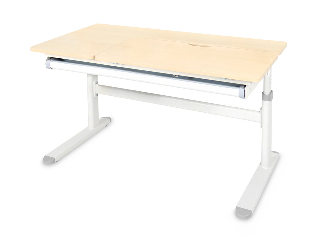 фото Детский стол Ergokids Bravo Maple/Grey (арт. TH-360 Lite MG/G) - столешница клён / накладки на ножках серые