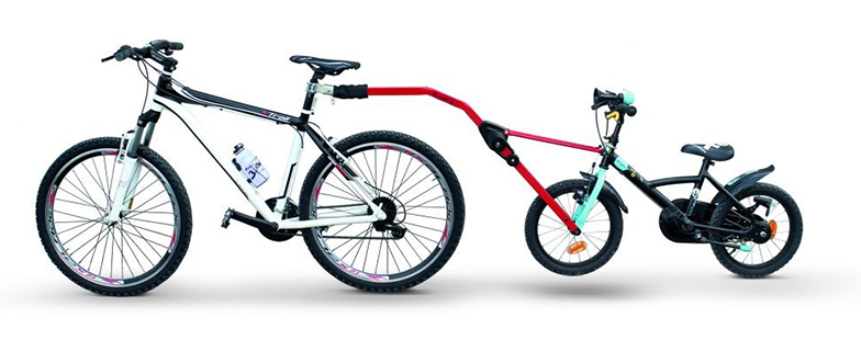 Прицепное устройство детского велосипеда к взрослому PERUZZO TRAIL ANGEL (Красный)