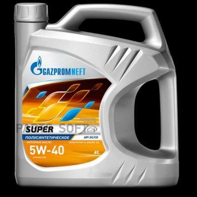 GAZPROMNEFT 253142137 Масло моторное 5W40 GAZPROMNEFT 4л полусинтетика Super SG/CD