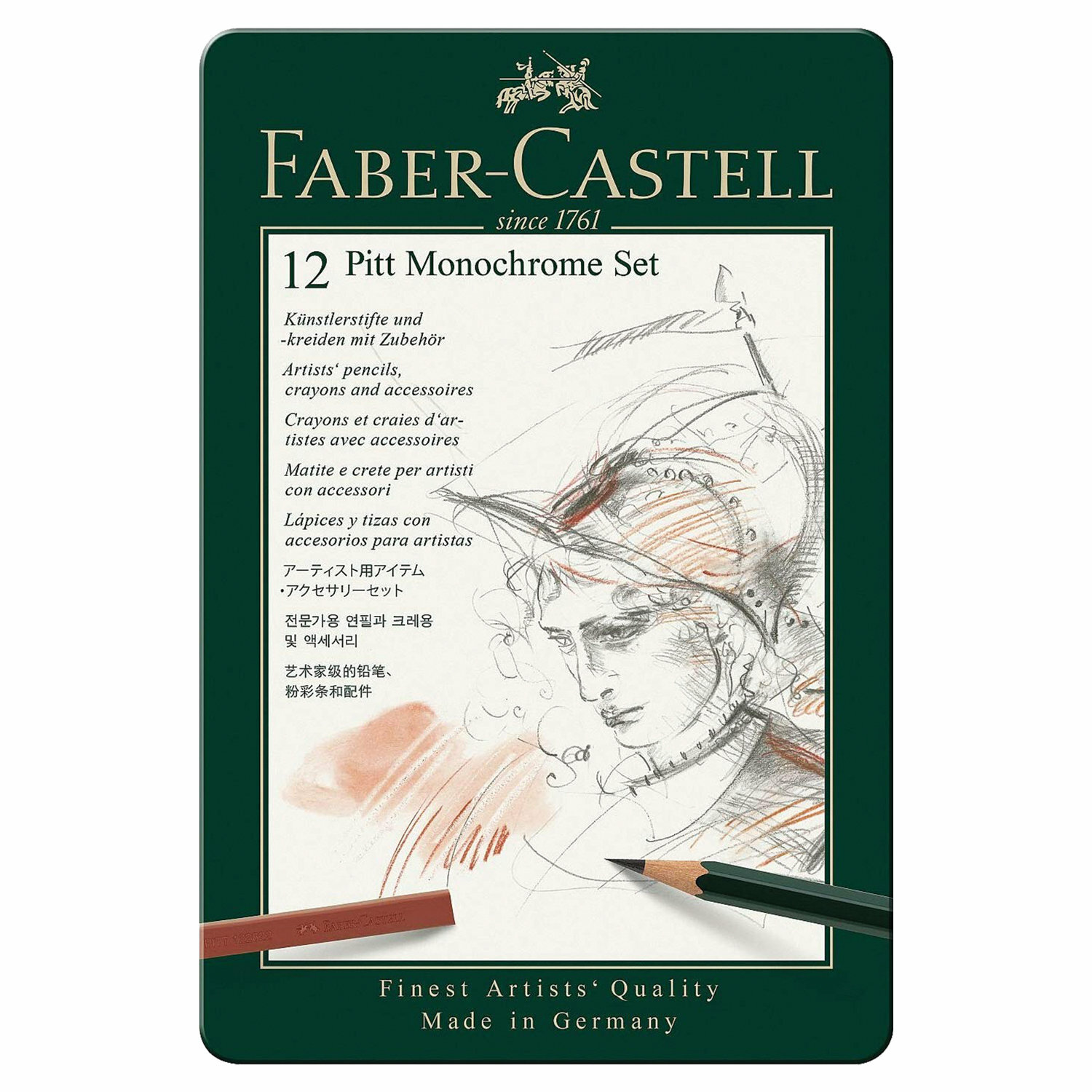   FABER-CASTELL "Pitt Monochrome", 12 ,  , 112975