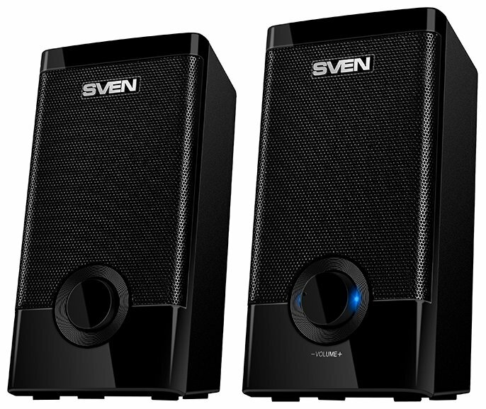 Акустическая система Sven Акустическая система стерео Sven 318 2x2.5Вт, питание от USB, черный (ret)