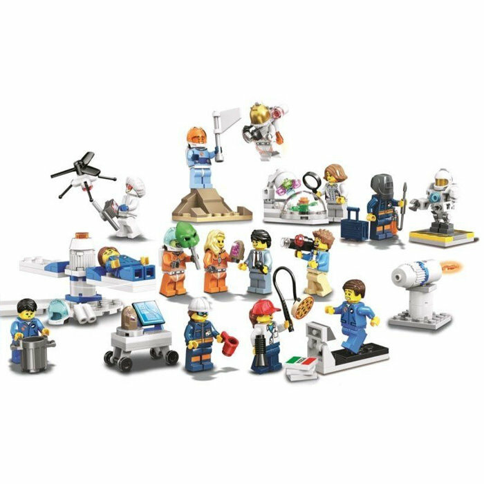 Конструктор LARI Комплект минифигурок «Исследования космоса» 11384