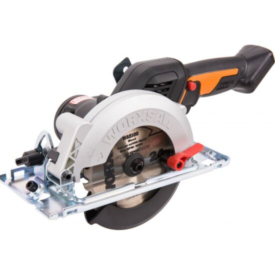 Мини-пила дисковая аккумуляторная WORX SAW WX531.9, без АКБ и ЗУ