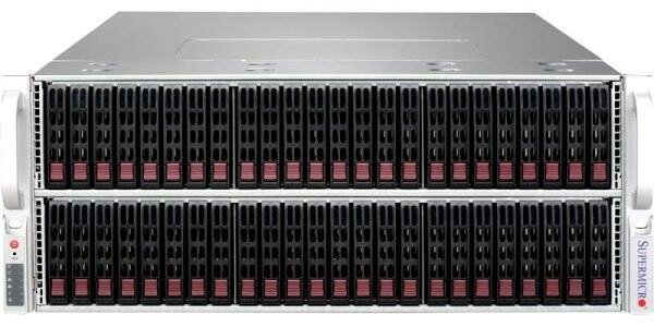 Серверный корпус 4U Supermicro CSE-417BE1C-R1K23JBOD 2 х 1200 Вт чёрный серый