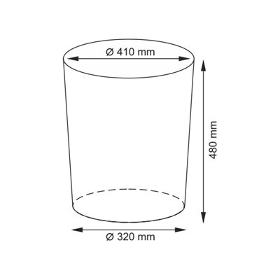 Плетеная корзина для белья с крышкой Wasserkraft WB-350-M 9062241 41 х 41 х 48 см - фотография № 3