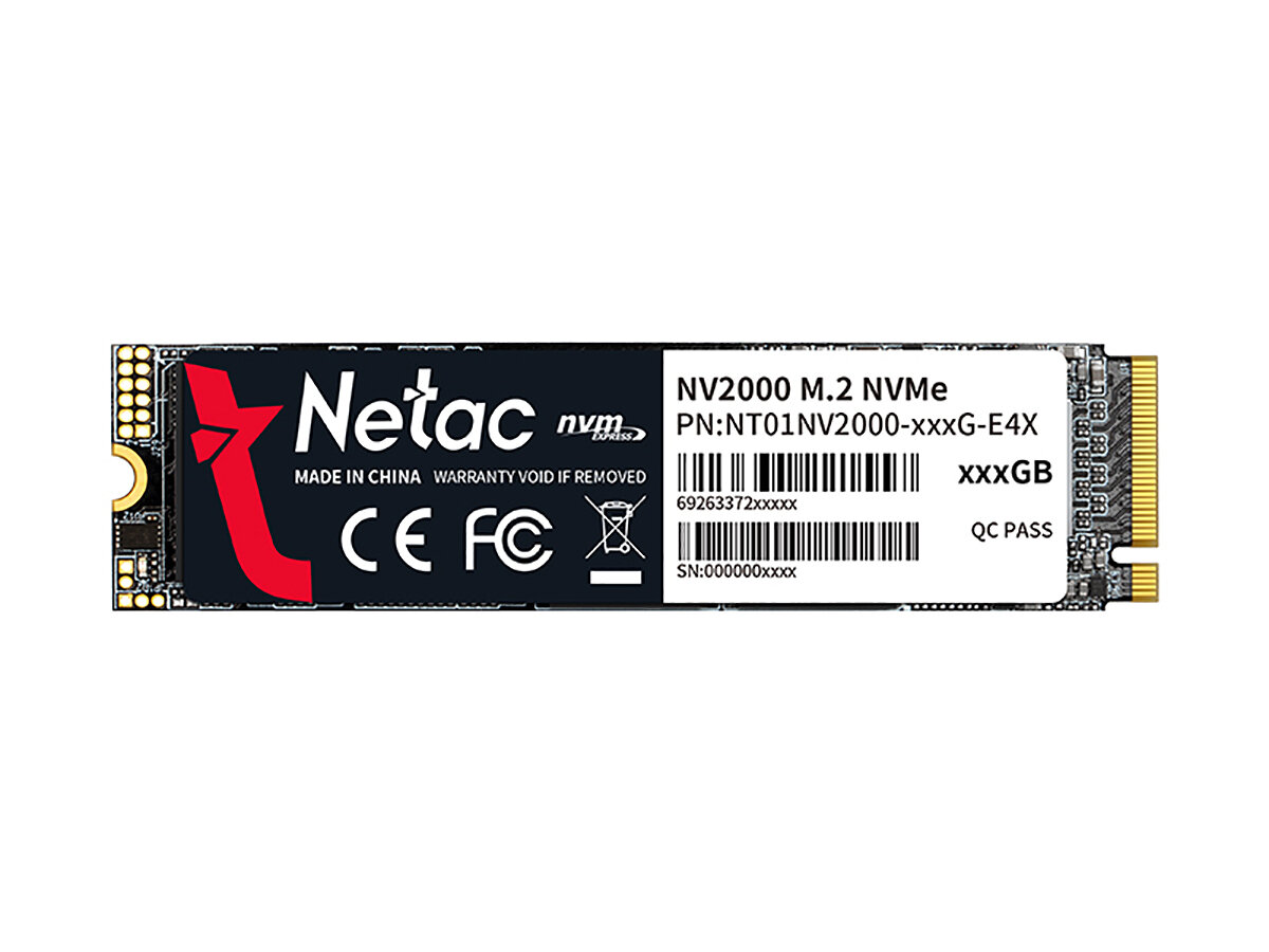 Твердотельный накопитель Netac NV2000 1 ТБ M.2 NT01NV2000-1T0-E4X