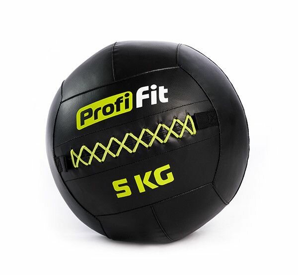 Медицинбол набивной (Wallball) (5 кг), Profi-Fit