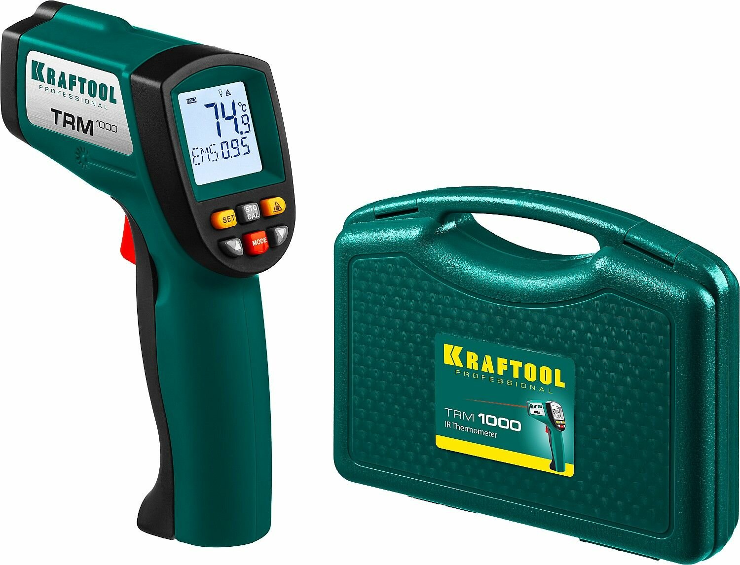 Пирометр (бесконтактный термометр) Kraftool TRM-1000