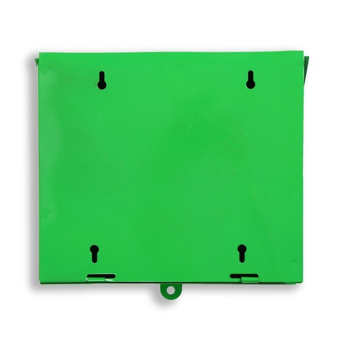 Ящик почтовый без замка (с петлей), горизонтальный "Письмо", зеленый./В упаковке шт: 1 - фотография № 6