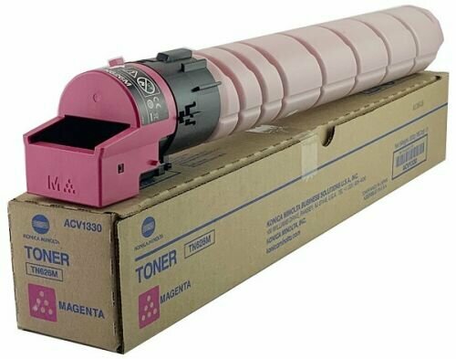 Картридж для печати Konica-Minolta Картридж Konica-Minolta TN-626M ACV1350 вид печати лазерный, цвет Пурпурный, емкость