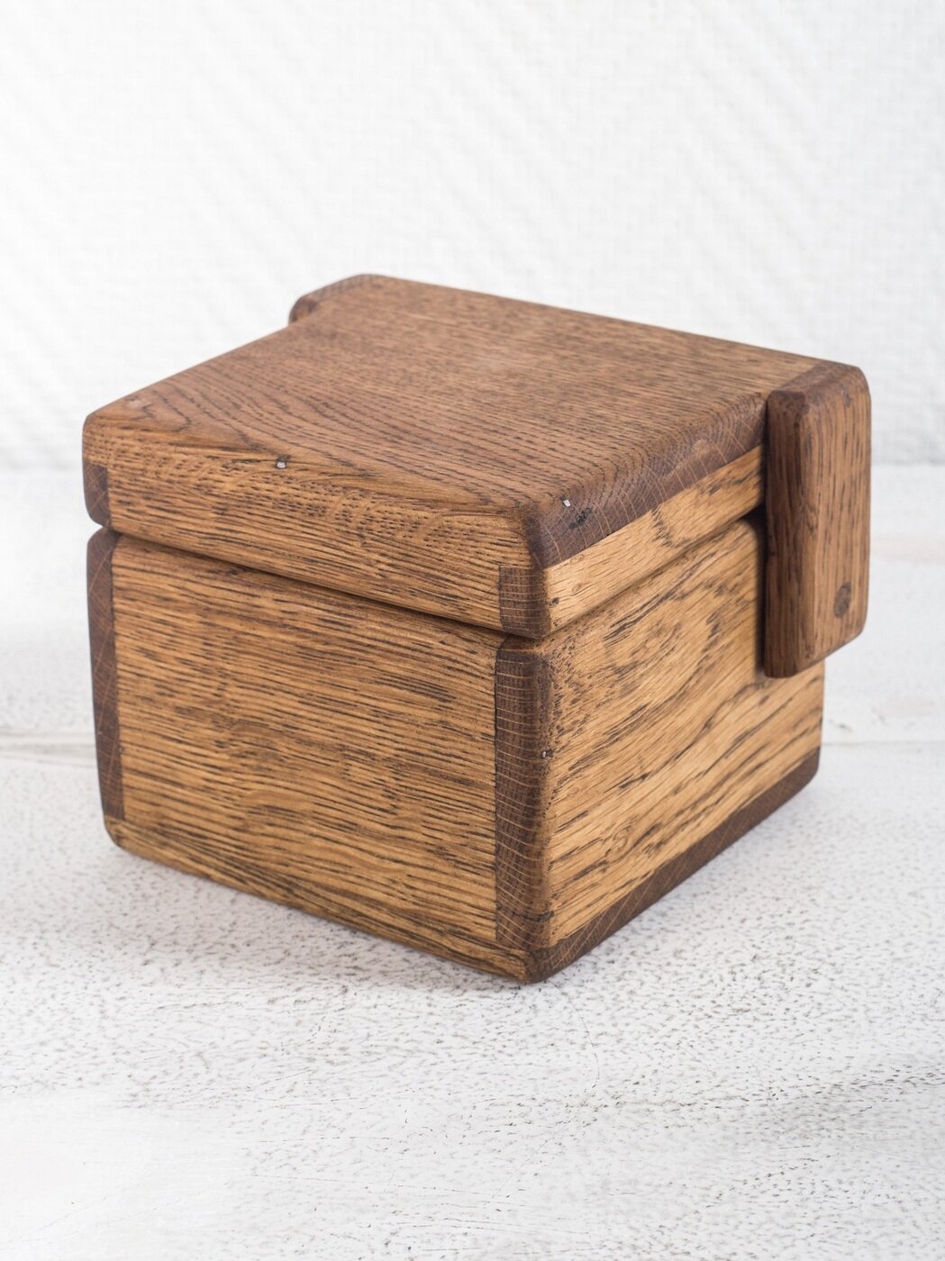 Набор коробочек для хранения "Кубик" из светлого дуба, 2 предмета - фотография № 7
