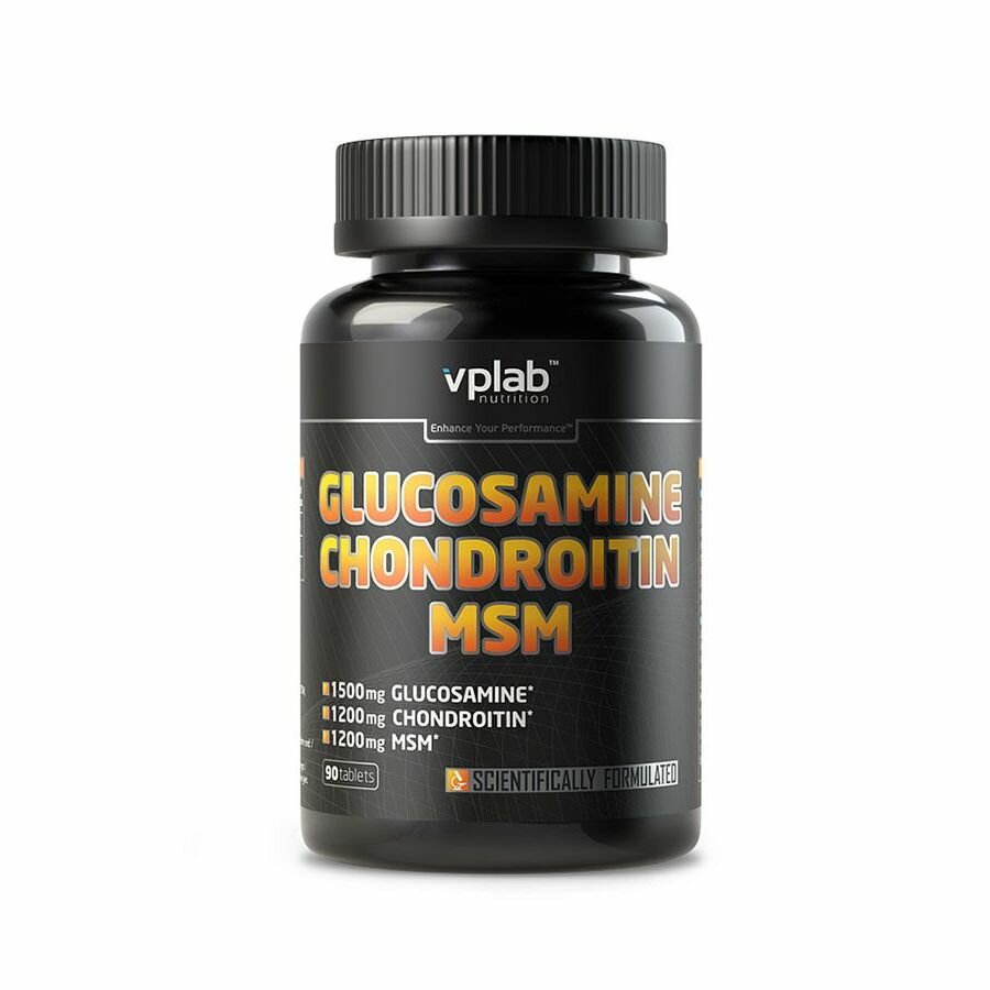 Vplab Глюкозамин Хондроитин МСМ таблетки N90