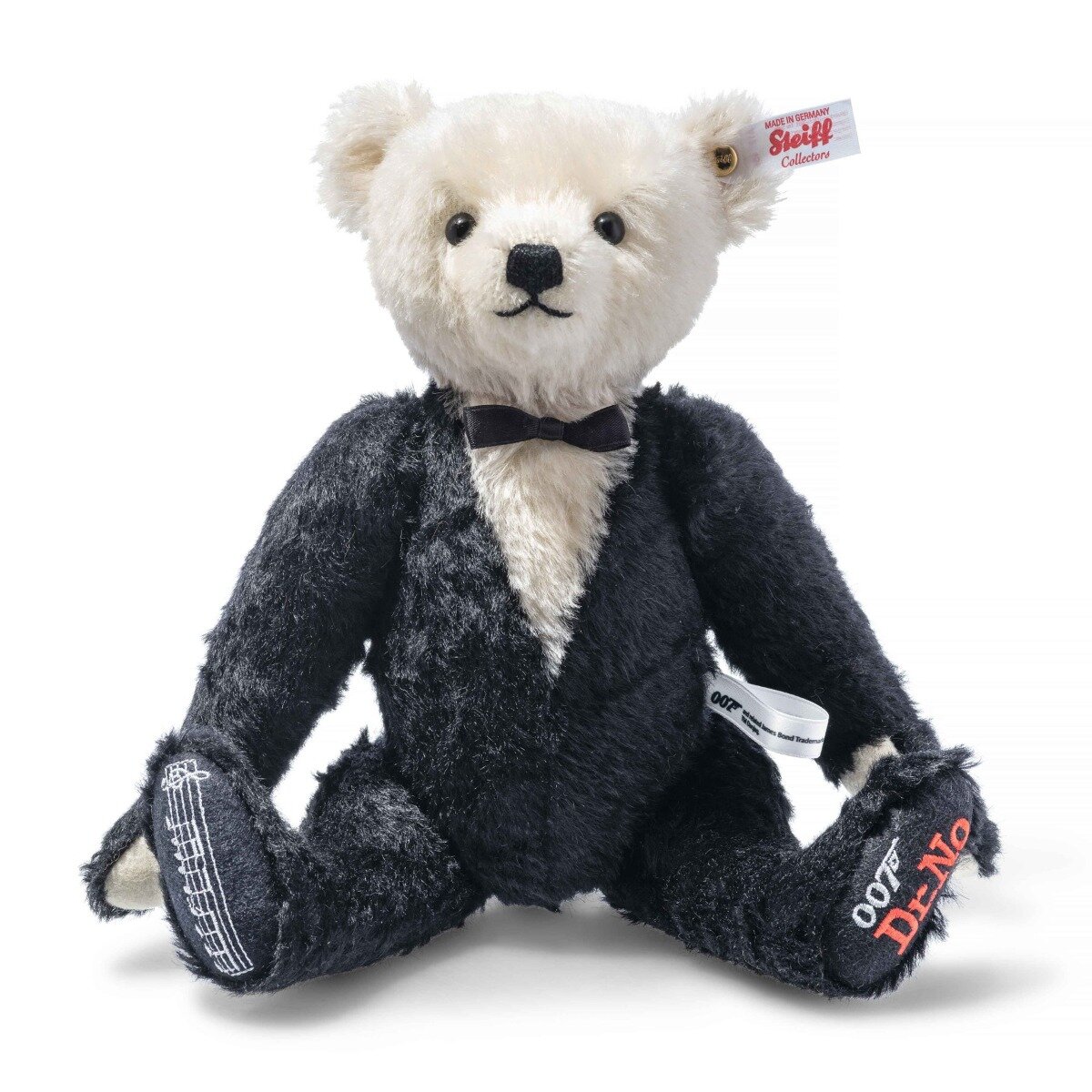 Мягкая игрушка Steiff James Bond Dr. No musical Teddy bear (Штайф музыкальный мишка Тедди Джеймс Бонд Доктор Ноу, 30 см)