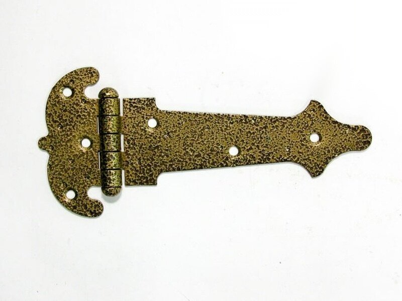 Петля-стрела фигурная ноэз декоративная ПС-150-SL старая бронза (комплект 2 штуки) - фотография № 2