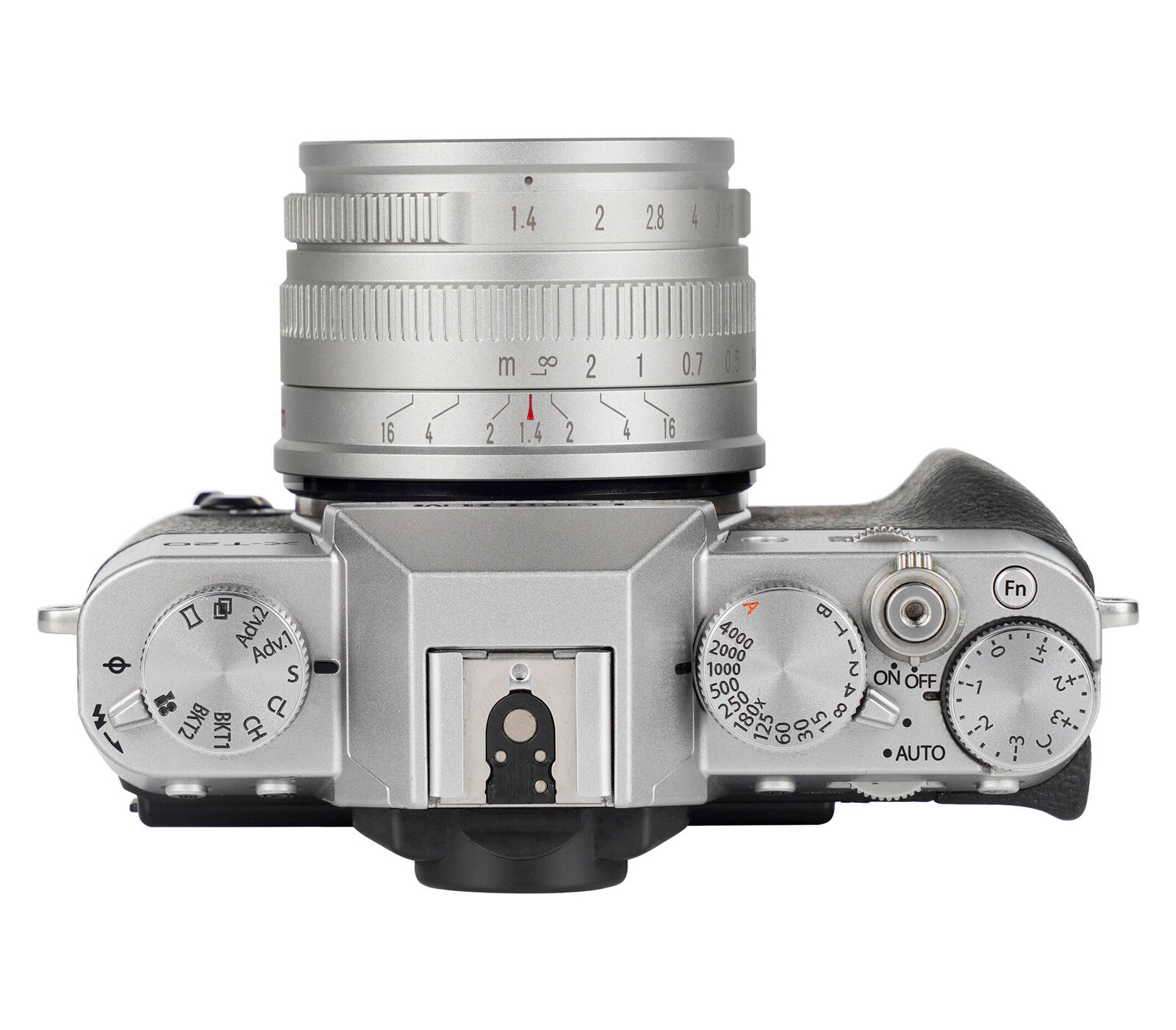 Объектив 7artisans 35mm f/1.4 Fujifilm X, серебристый