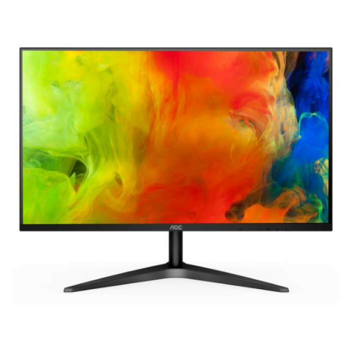 Монитор 23,6" AOC 24B1H 1920x1080 MVA WLED 16:9 5ms VGA HDMI 3000:1 50M:1 178/178 250cd Black ( 24B1H,дисплей ЖК, LCD, Full HD,D-Sub )