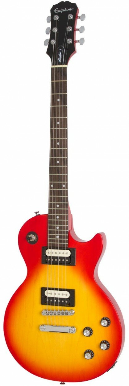 Epiphone Les Paul Studio LT Heritage Cherry Sunburst электрогитара, цвет санберст, фурнитура хром