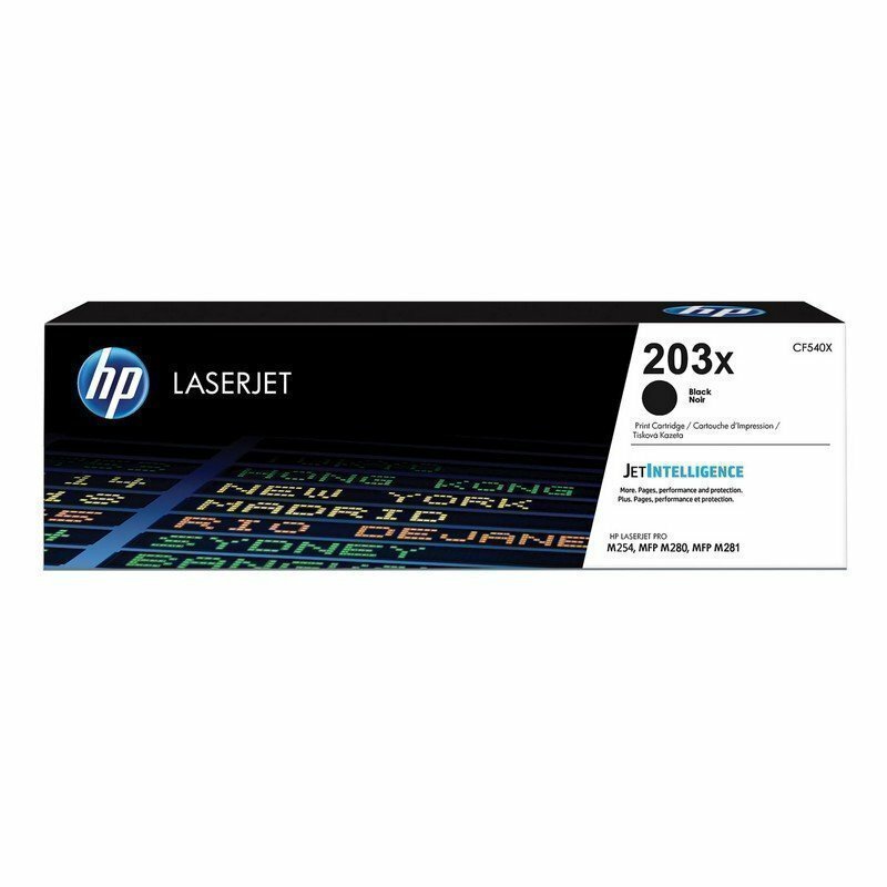 Картридж лазерный HP (CF540X) LaserJet Pro M254/M280/M281, черный, ресурс 3200 стр, оригинальный