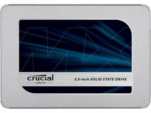 Накопитель SSD 2.5'' Crucial CT1000MX500SSD1 MX500 1TB 3D NAND TLC 560/510MB/s 95K/90K IOPS MTTF 1.8M 7mm