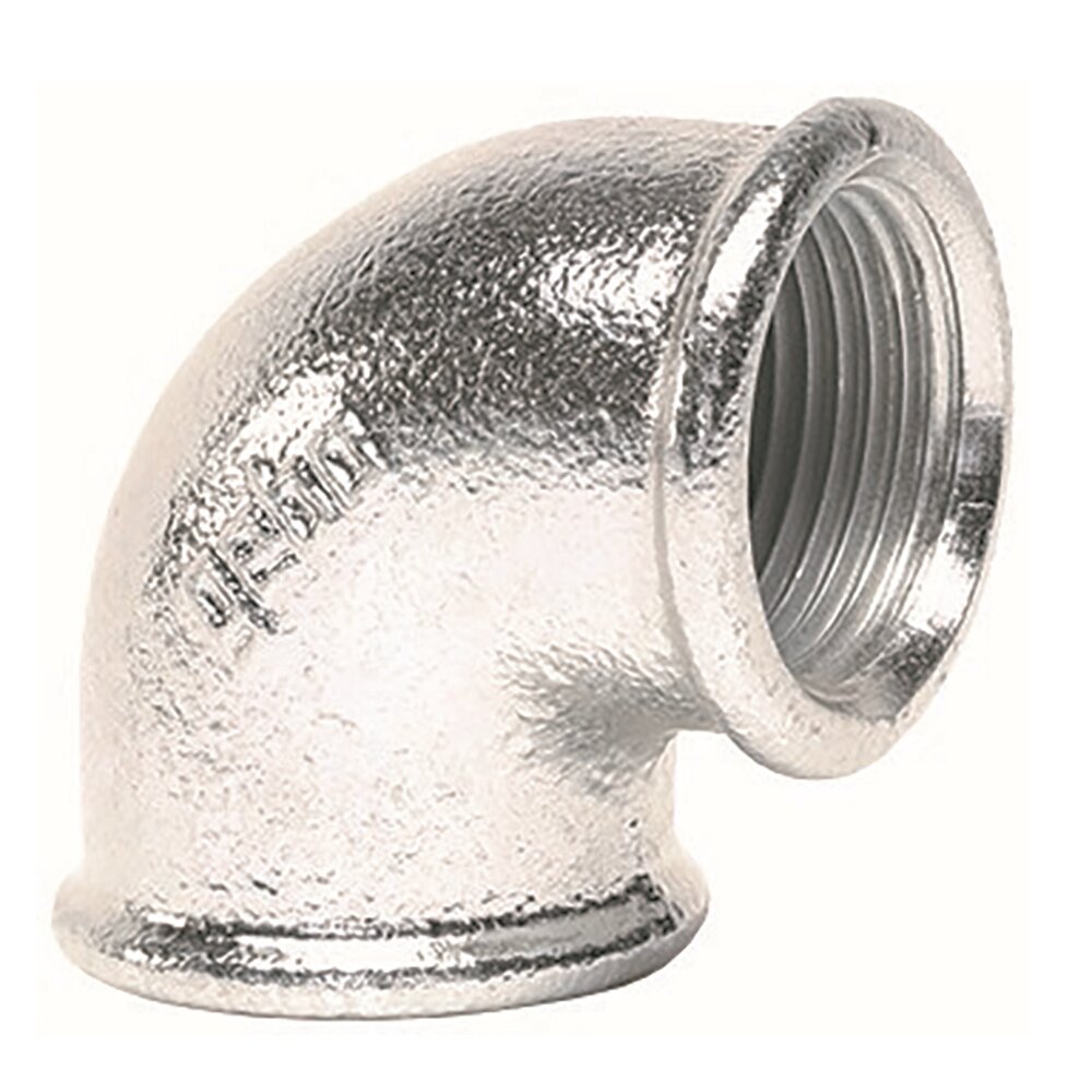 фото Колено для труб оцинкованное Gebo 1"