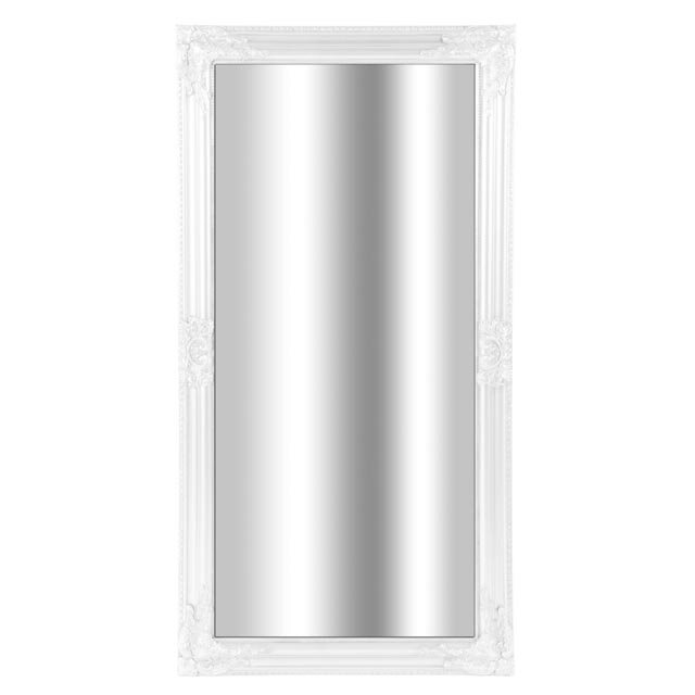 фото Зеркало в раме antique 600x1200мм белый прованс дерево/гипс