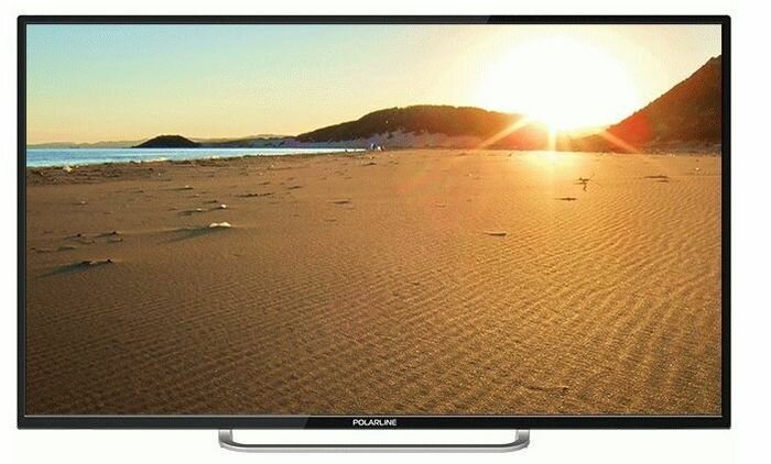 42" Телевизор POLARLINE , FULL HD, черный - фото №1