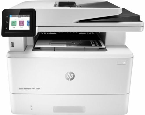  HP LaserJet Pro M428fdn W1A29A A4, 1200dpi, 38ppm, 512Mb+512Mb flash, Pr/Scan(1200x1200)/Copier/Fax, 2(250+100), (29ppm)  50, 