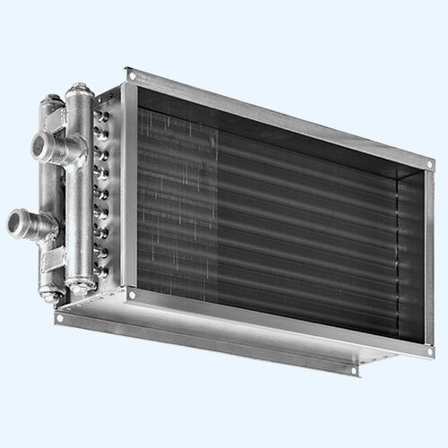 ZWS 400x200-2 ZILON Водяной нагреватель для прямоугольного канала