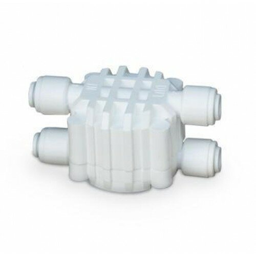 фото Клапан давления автоматический 4-х ходовой под трубку 1/4" отсечной клапан QCSV-1