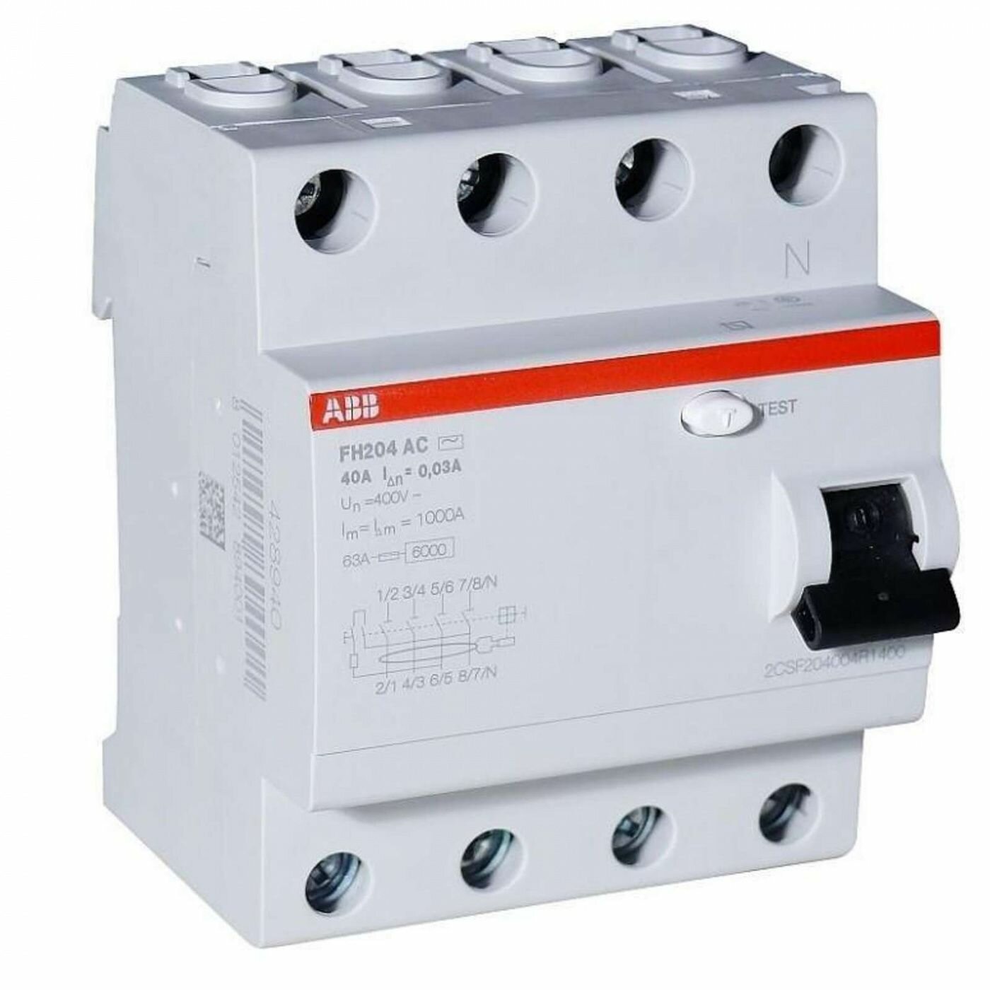 ABB FH204 AC-40/0,03  4-x  40 30  AC 4,5kA 2CSF204002R1400