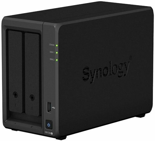 Сетевое хранилище Synology DS720+ 2-Bay, 2xNVMe (2GB RAM)