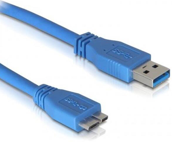 Кабель USB 1.8 m (USB 3.0, USB(Am) - microUSB, синий), AT2826